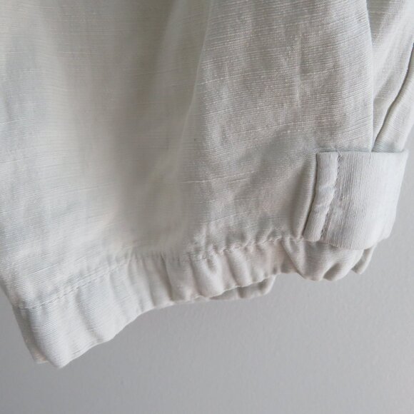 ARITZIA WILFRED Kafka Linen Blend Cropped Cargo Pants in Cream Neutral Size US 0 - Picture 9 of 15